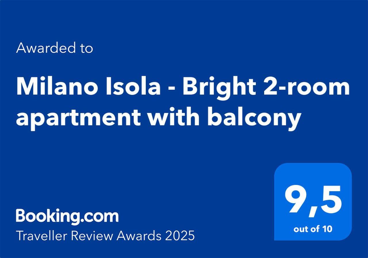 Milano Isola - Bright 2-Room Apartment With Balcony ภายนอก รูปภาพ